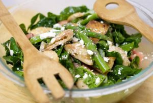 Spinach Salad with Chicken